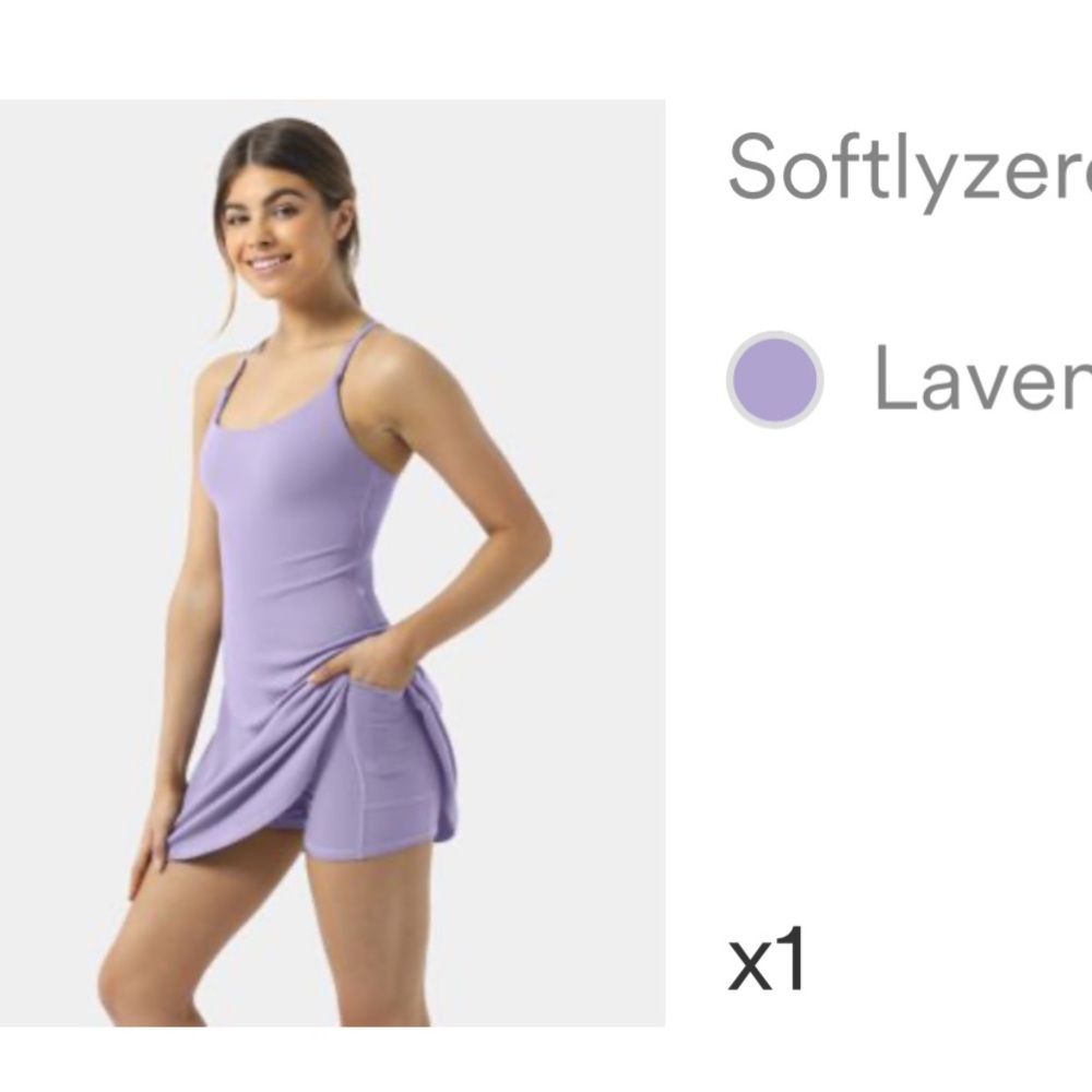 HALARA Lavender Plush Backless Lounge Tank